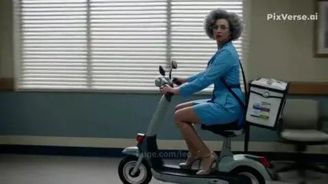 Зинаида приехала на работу by leo