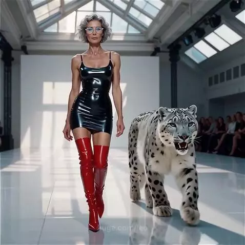 Зинаида и ее питомец на подиуме by leo