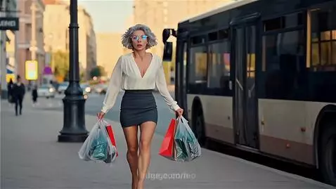 Зина опаздала на автобус by leo