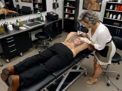 Зина решила сделать Гоши тату. by leo