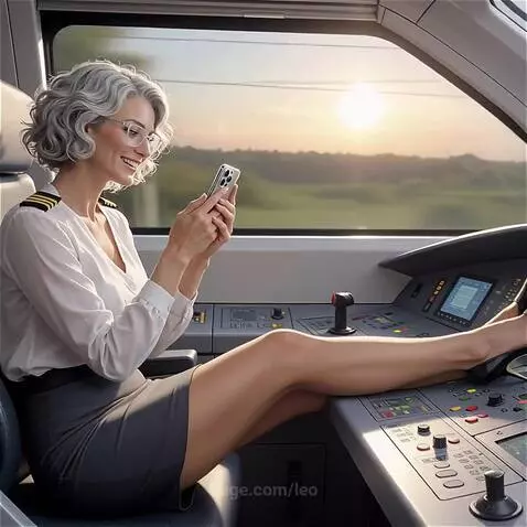 Зинаида машинист скоростного пассажирского поездом by leo