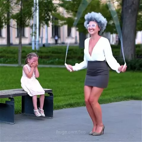 Зина отобрала скакалку у девочки чтобы вспомнить детство by leo