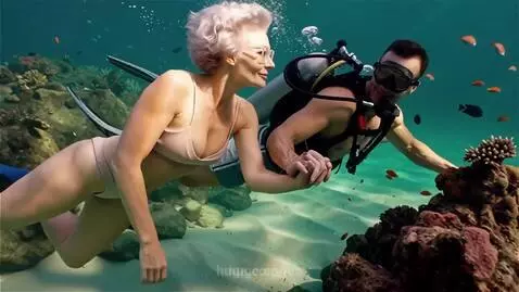 Зина с инструктором по дайвингу by leo