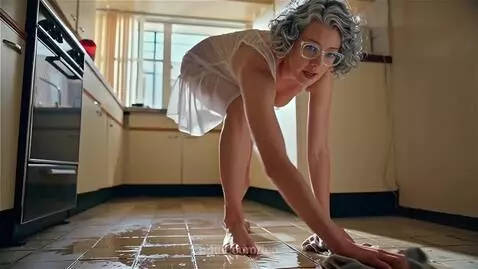 Зина опять наяривает полы by leo