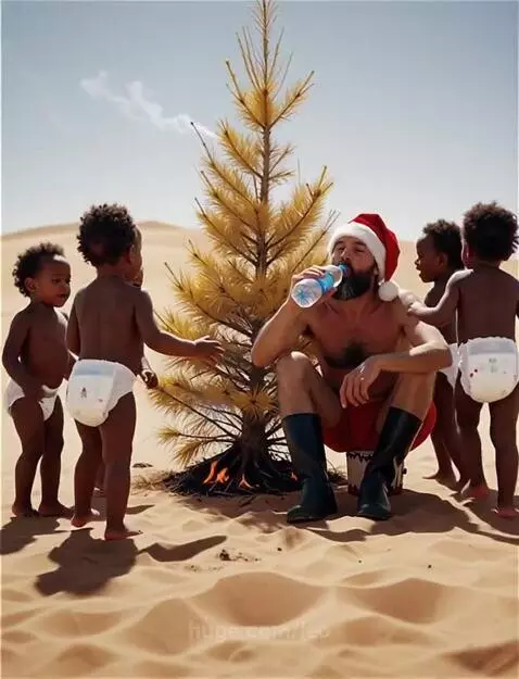 Пока Зина работает Дед мороз отдыхает by leo