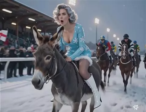 Зина на скачках by leo