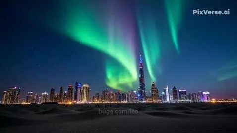 Дубай ночью by leo