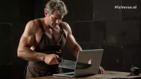 Владимир и яблоко by leo