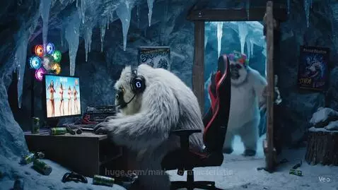 “MUM, KNOCK!” — Yeti Gamer Fails Stealth Check by markedcharacteristic