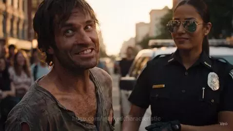 Homeless Guy Flirts with Hot Cop… Her Comeback 😂 by markedcharacteristic