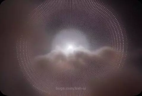 Anisotropic cyclotron radiation (beamed along B-field) by kvn-ai