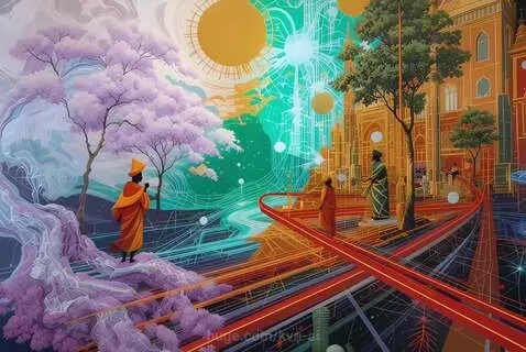 Surreal Walks: Beauty by kvn-ai
