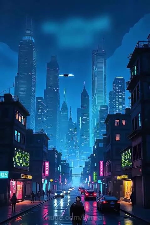 Idle-Punk 2027:  The Chase by kvn-ai