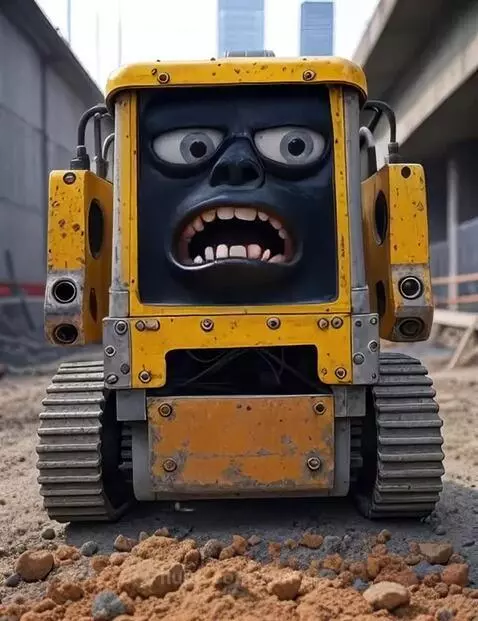 Mouthy Bulldozer by kvn-ai