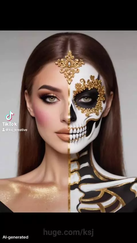 Glam & Bones: Dual Beauty in Motion by ksj