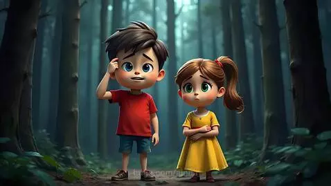 Lost in Darkness – The children wander into the deep forest,... by ainna