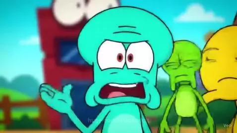Funny cartoon squid. by checkadoit
