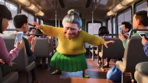 Break dancing granny by aleee