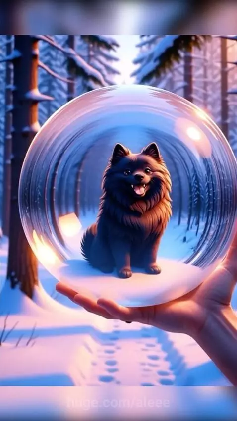 Dog-gone globe by aleee