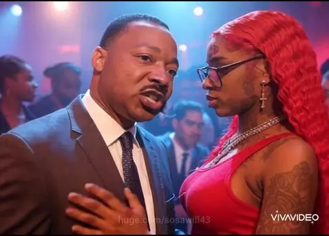 Martin Luther King and SEXY RED by sosawill43