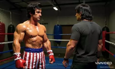 Rocky Balboa versus John Rambo by sosawill43