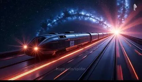 Space train by spider