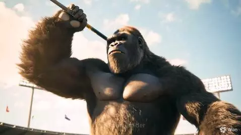 King Kong - javelin thrower by spider