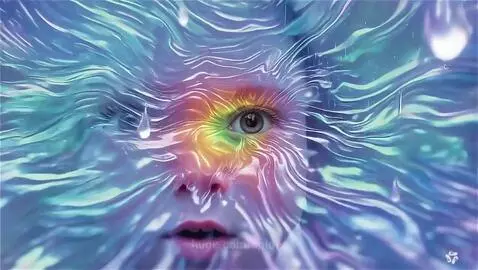 The magic of nature for every drop of rain by spider