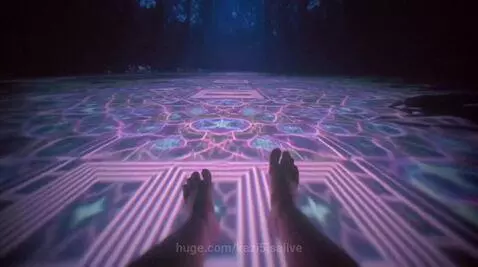 Barefoot psychedelic adventure by kazi5isalive