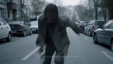 Zombie running by contradictoryxenoliths