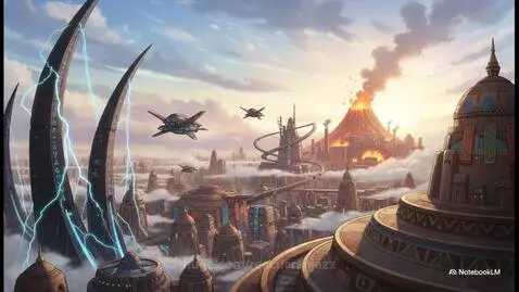 AfroWarriors superhero concept art featuring a warrior with a thunder axe in a futuristic African city.