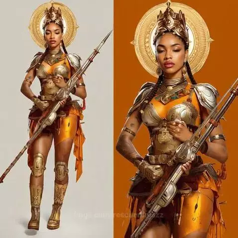 AfroWarriors - Descendants of Gods and Goddesses - Defender ... by rescueranjazz