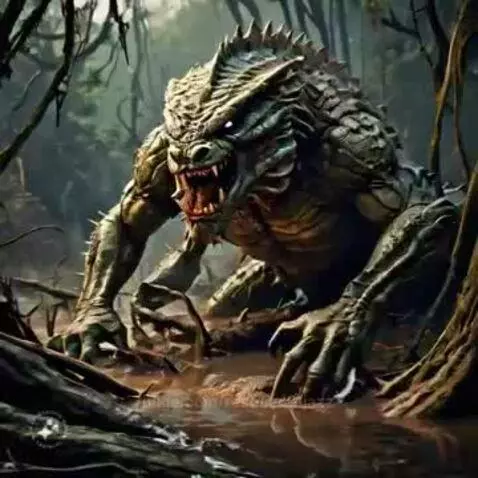 Massive Serpentine Monster that devours Everything by rescueranjazz