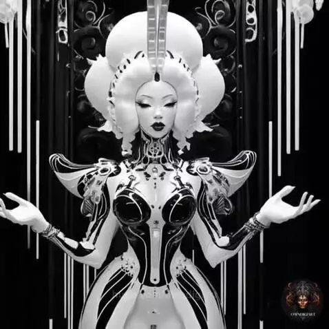 Futurism in the Goddess by owndigiart