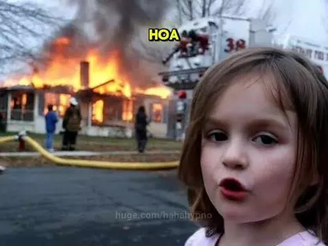 Disaster Girl on HOAs! by hahahypno