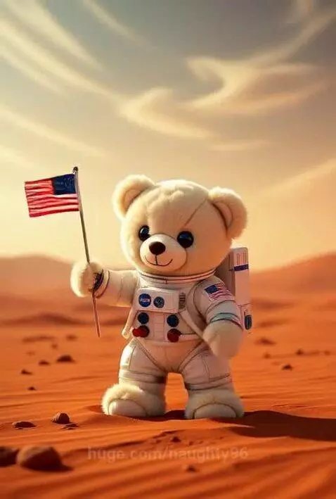Teddy in space by naughty96