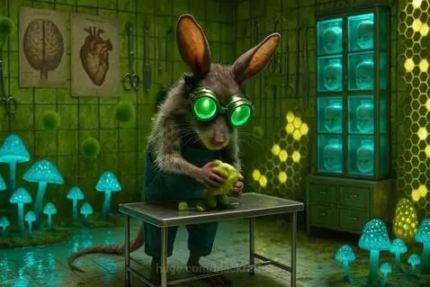 Dr. Rat's Clay Creation by blackrattus