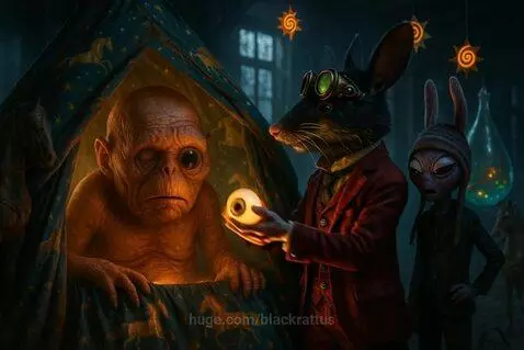 Dr. Rat Fixes Eye Trouble by blackrattus