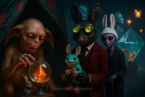 Dr. Rat's Magical Gathering by blackrattus