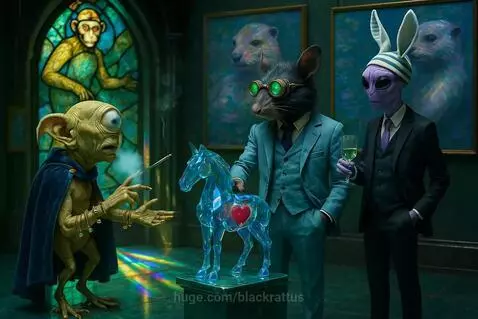 Dr. Rat's Heart Horse by blackrattus