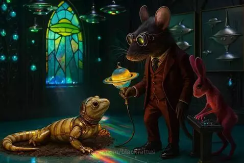 Come, The Mothership Has Landed by blackrattus