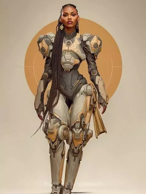 Sexy and Sassy Cyborg by umanoid