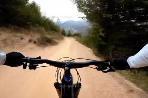 pov, mountainbike, riding by duncan