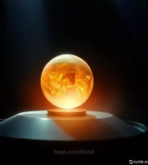Spinning orb glowing by blurai