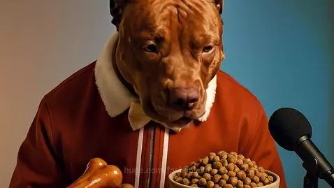Dog Mukbang Video by fashsplash