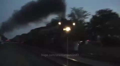 😲 Milwaukee Road #261 at track speed by sracoargonian83