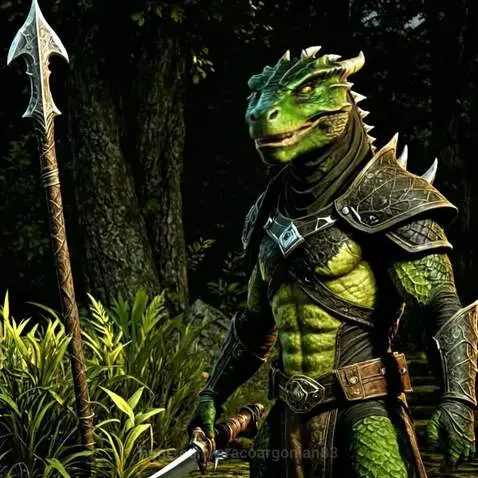 🤔 This Argonian warrior is a little confused about this spea... by sracoargonian83