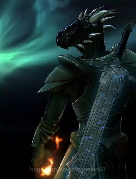 Argonian knows when danger comes senses and of course good h... by sracoargonian83