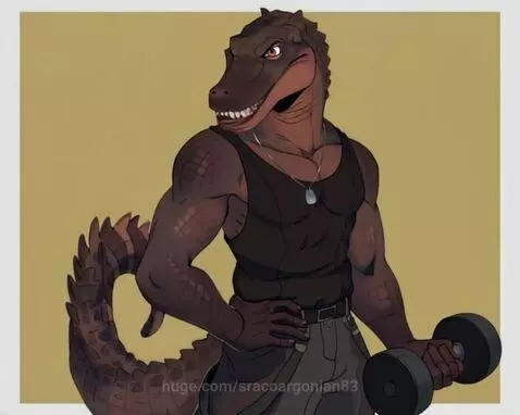 Lol he sure got a smile 😆 my Alligator friend 😃 dang he is o... by sracoargonian83