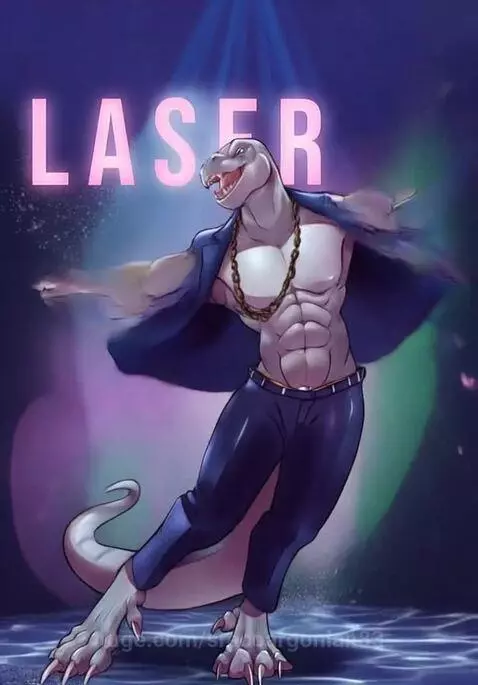 T-REX name laser having fun on stage 😎 getting to that point... by sracoargonian83